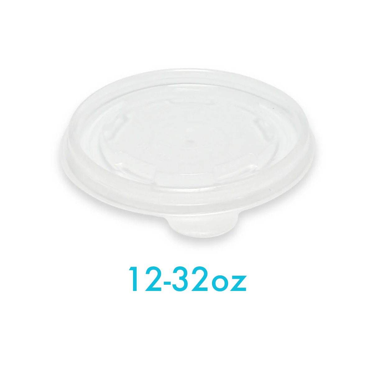 12oz/16oz/24oz/32oz - Plastic Lid for Paper Soup Containers - Carton of 500