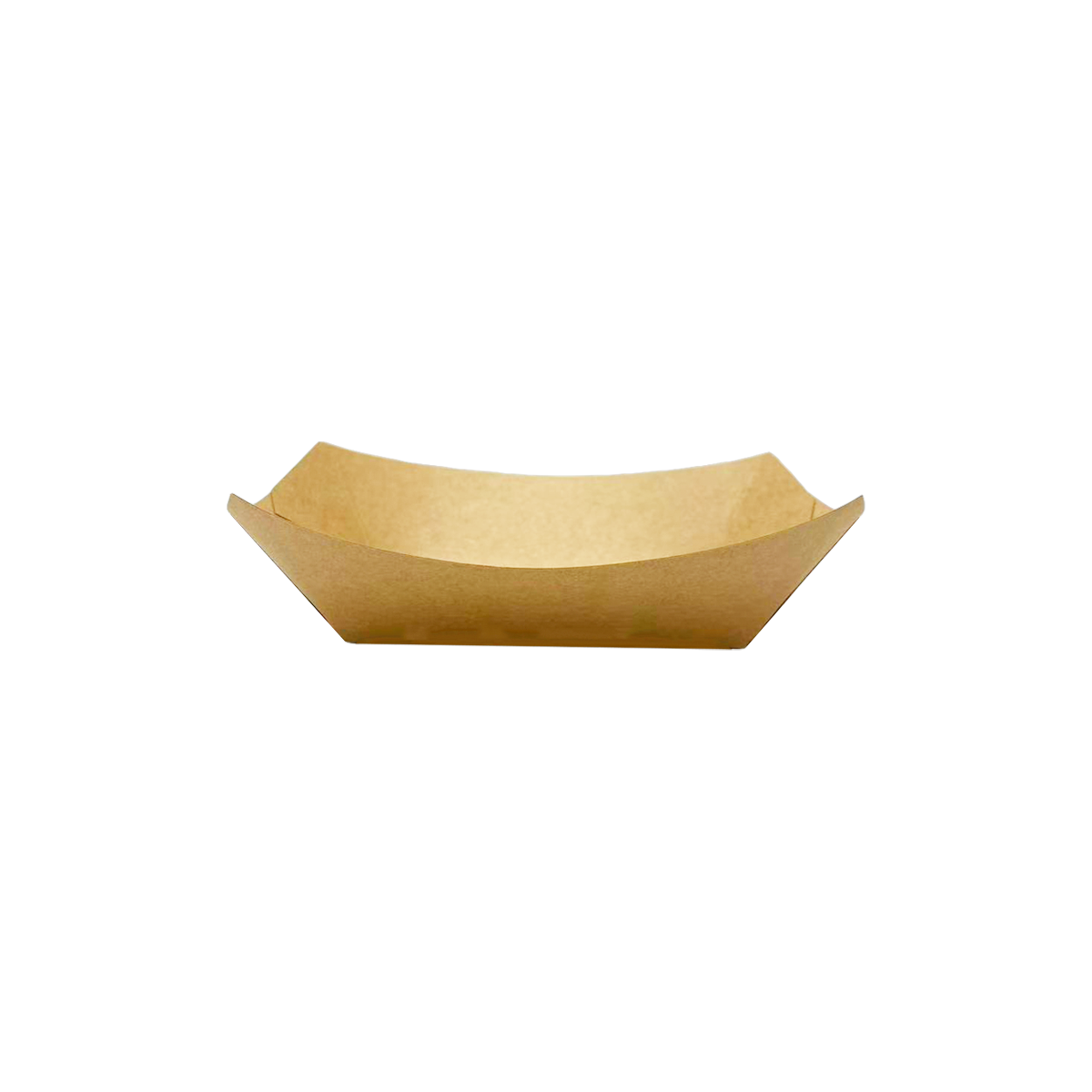 #3- 1lb Kraft Paper Boat Trays - Carton of 1000