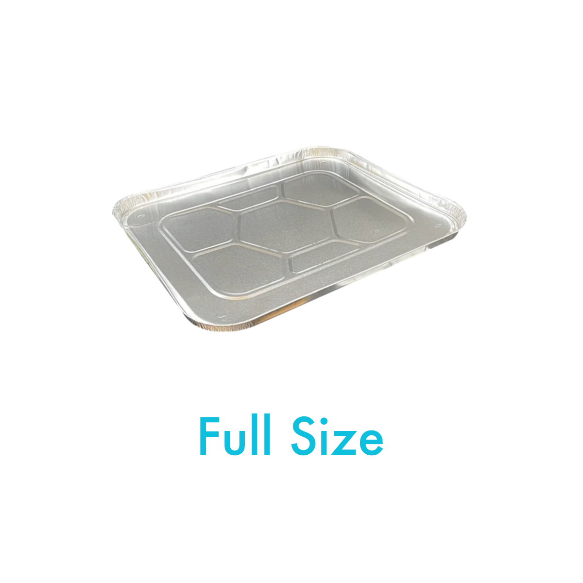 Foil Lid for Full Size Heavy-Duty Steam Table Pan - Carton of 50