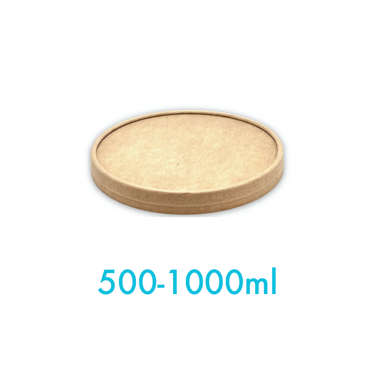 500ml/750ml/1000ml - Paper Lid for Salad Bowl - Carton of 300