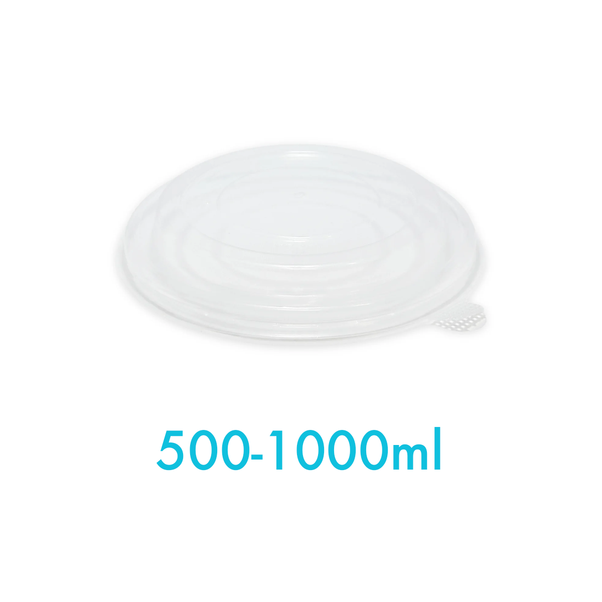 500ml/750ml/1000ml - Plastic Lid for Salad Bowl - Carton of 300