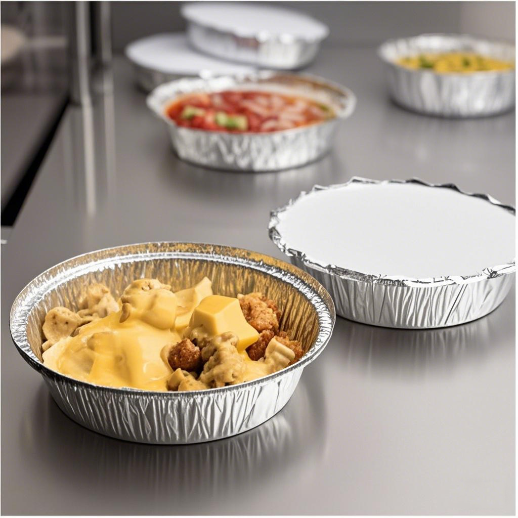 9" - Aluminum Heavy-Duty Containers Round - Carton of 500