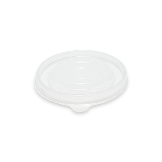 8oz - 96mm Plastic Lid for Paper Soup Containers - Carton of 1000