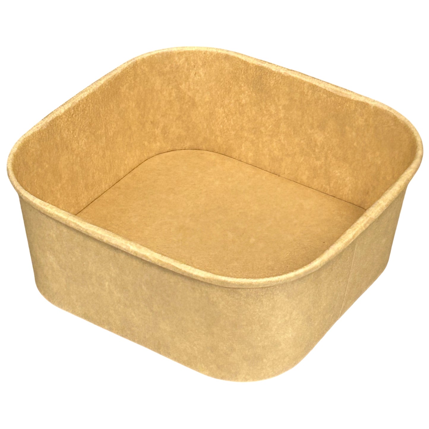 1300ml - Paper Food Container Kraft Square - Carton of 300