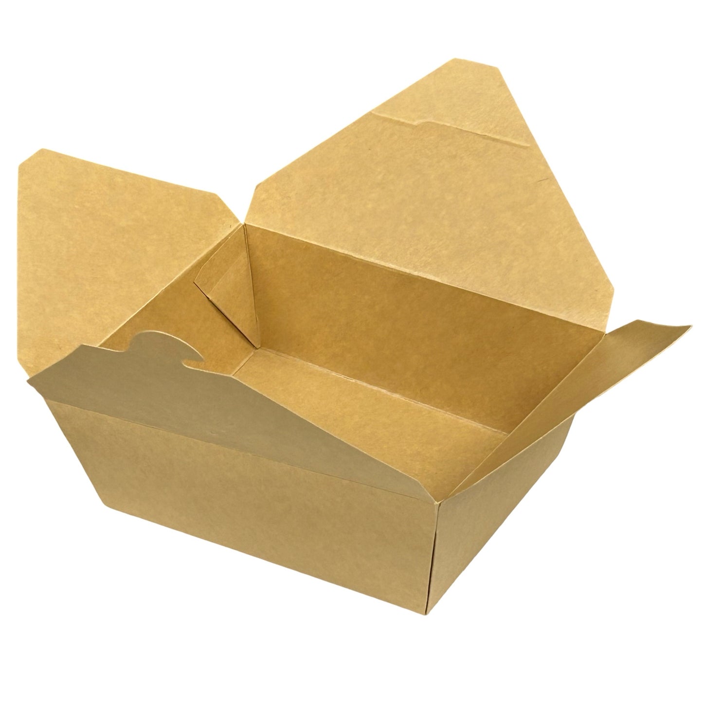 #1 - 26oz Paper Take Out Box Kraft - Carton of 300