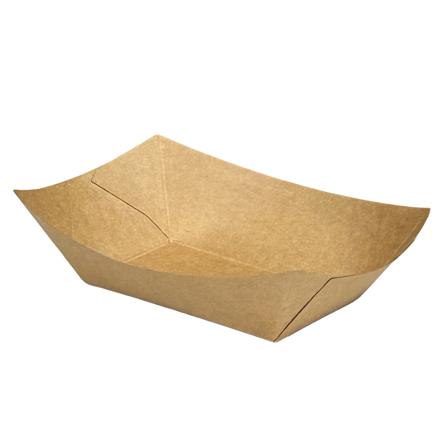 #4- 2lbs Kraft Paper Boat Trays - Carton of 1000
