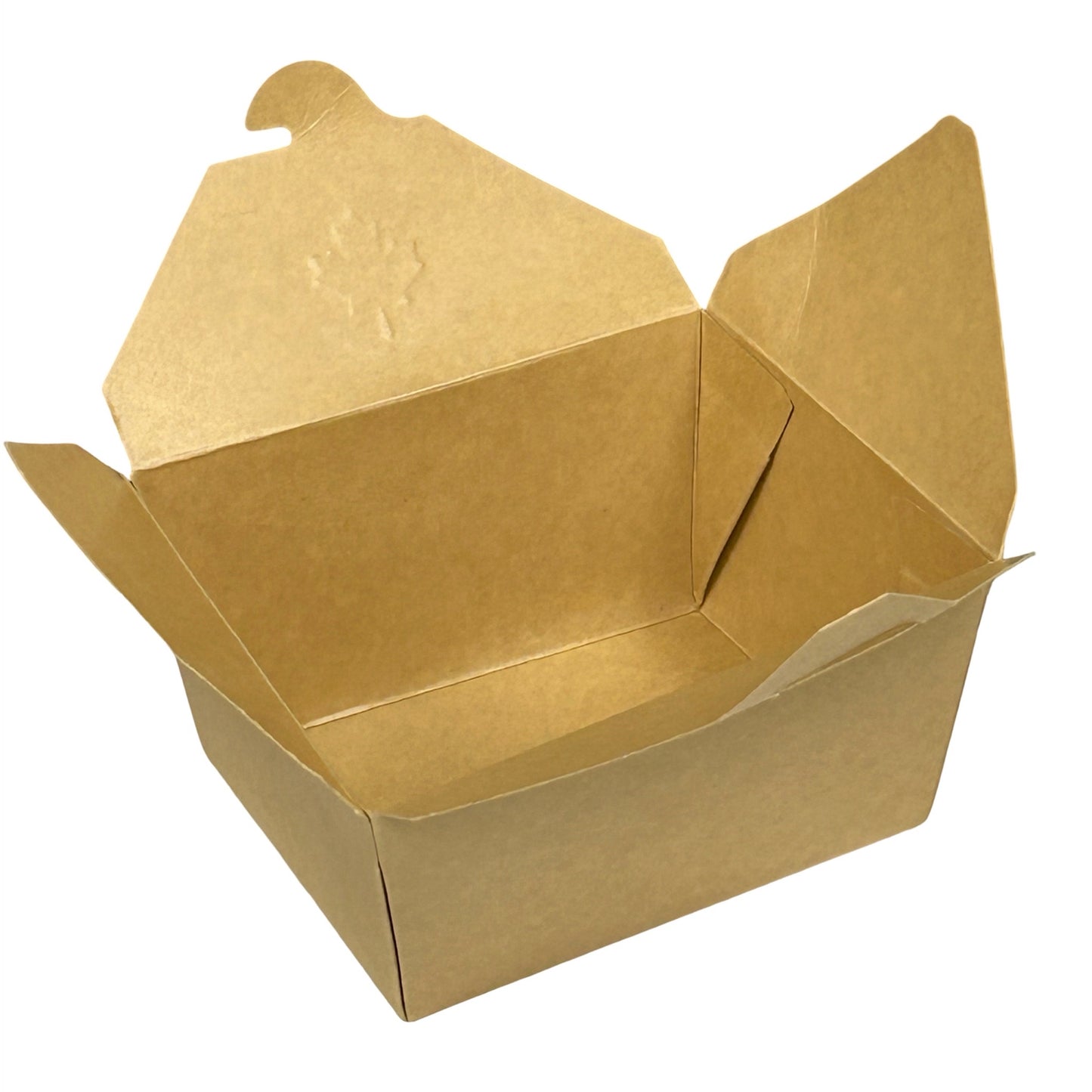 #8 - 45oz Paper Take Out Box Kraft - Carton of 300