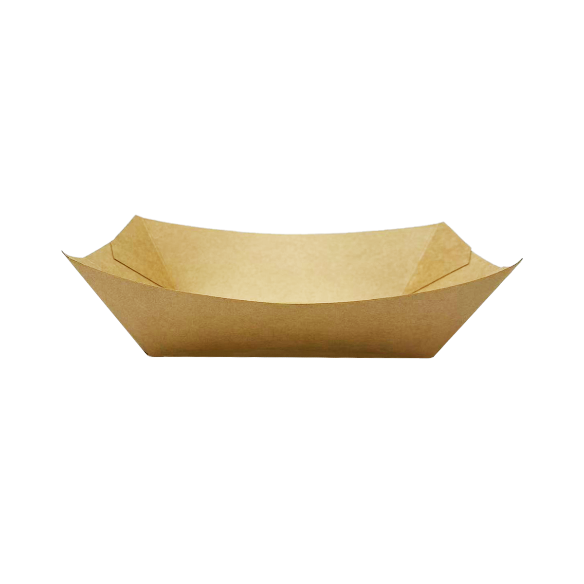 #6 - 5lbs Kraft Paper Boat Trays - Carton of 500
