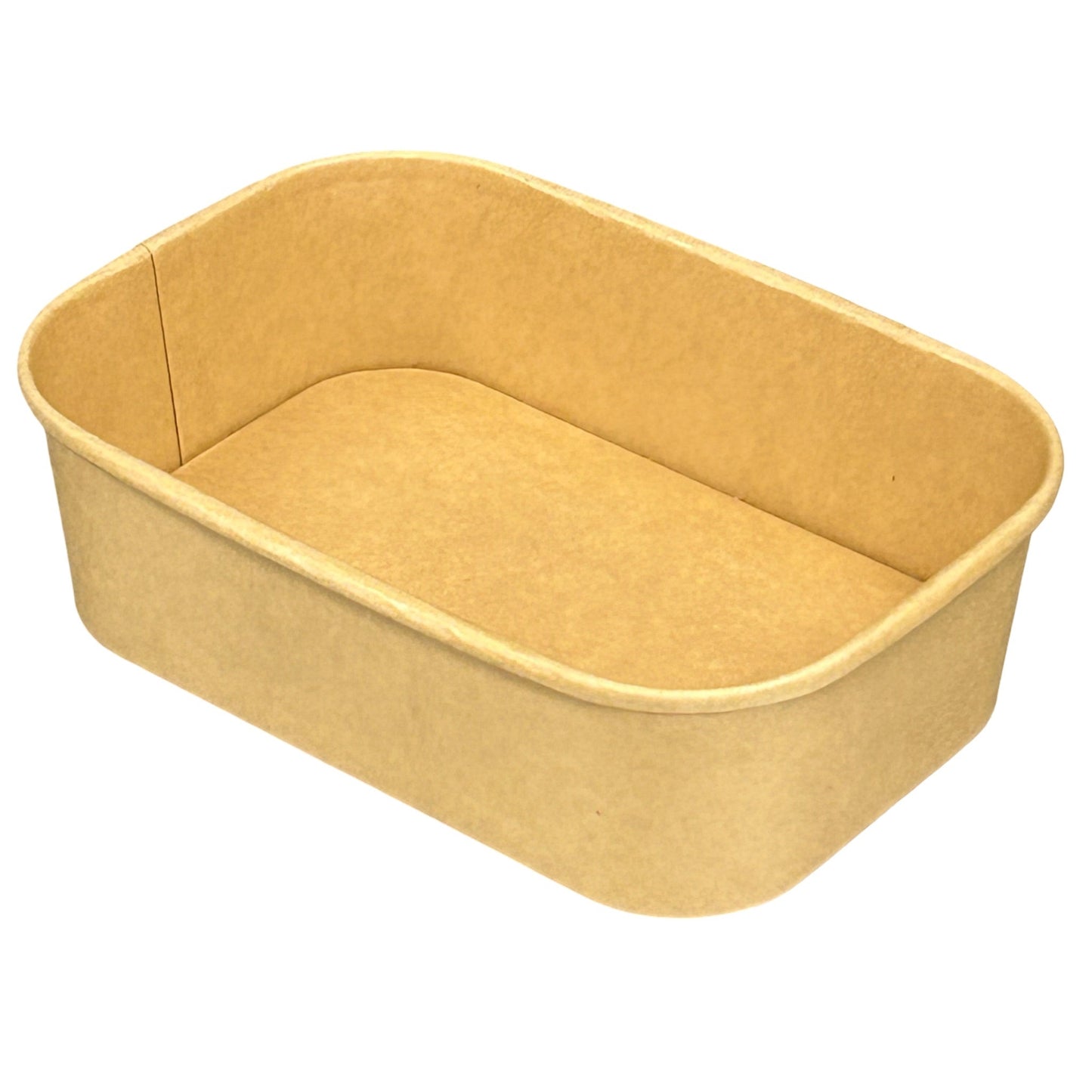 650ml - Paper Food Container Kraft Rectangle - Carton of 300