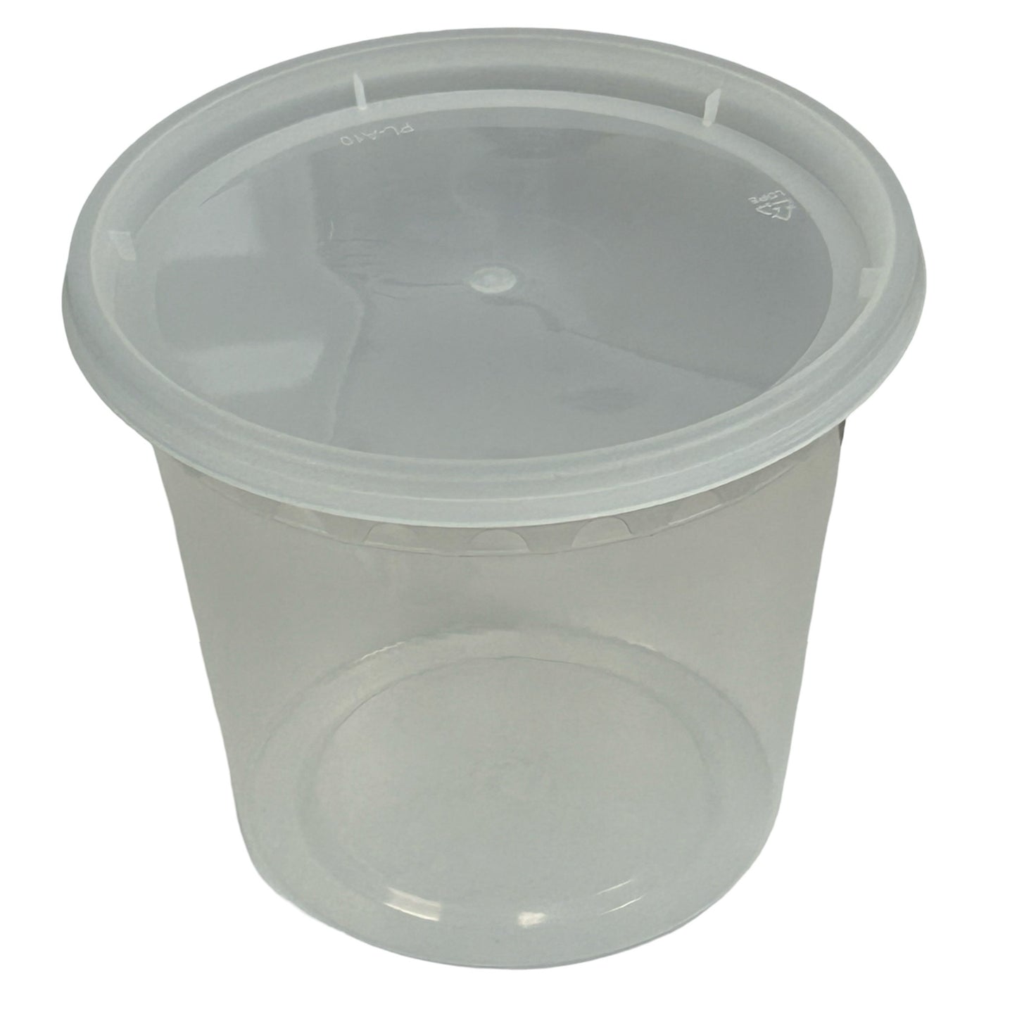 20oz - Plastic Deli Soup Containers Sets Clear - Carton of 240