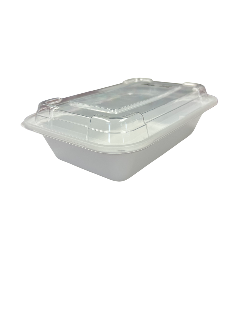 16oz - PP Rectangle Container Combo Set White - Carton of 150