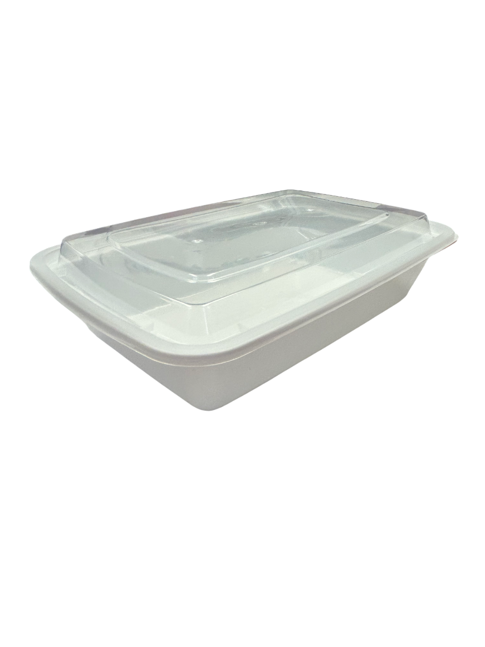 32oz - 9" x 6" PP Rectangle Container Combo Set White - Carton of 150