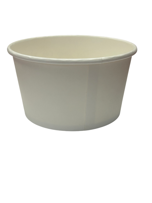 12oz - Paper Soup Container White - Carton of 500