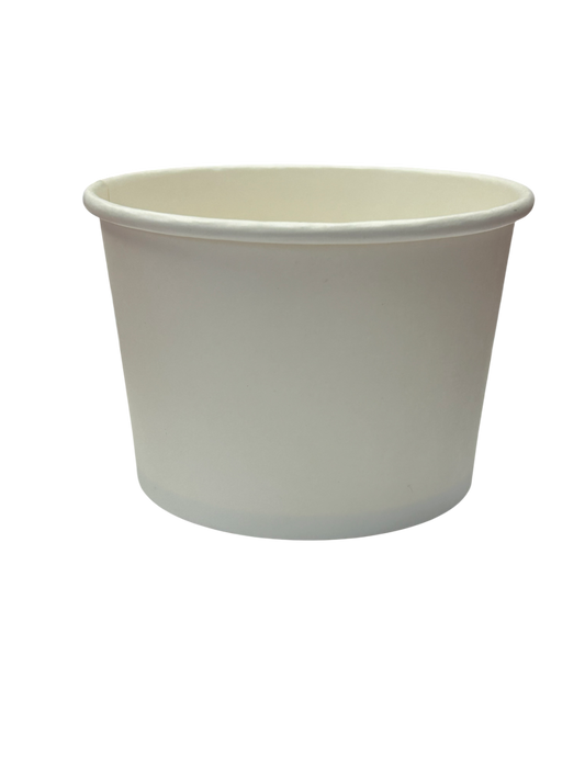 16oz - Paper Soup Container White - Carton of 500