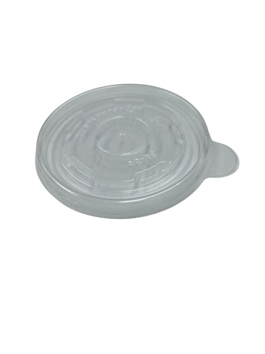 5oz - Plastic Lid for Paper Soup Containers - Carton of 1000