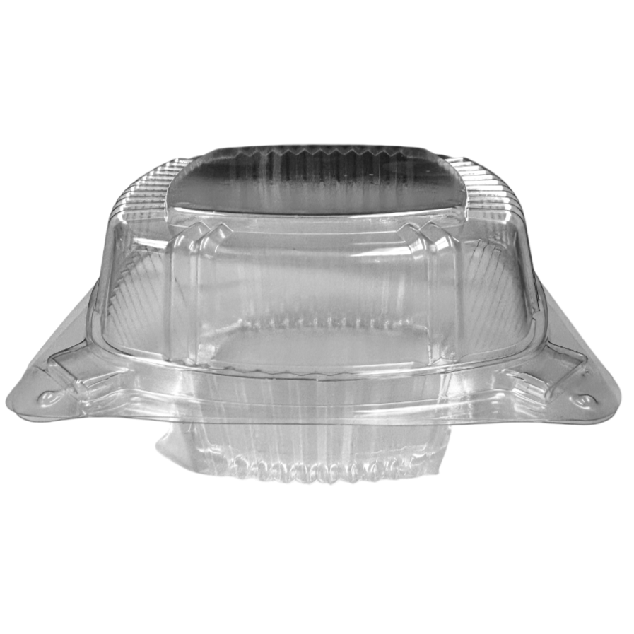 6" - PP Clear Hinged Containers Heat Resistant - Carton of 400