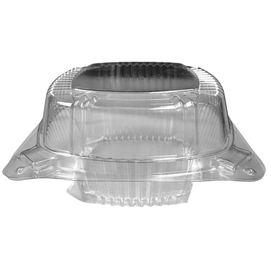 6" - PP Clear Hinged Containers Heat Resistant - Carton of 400