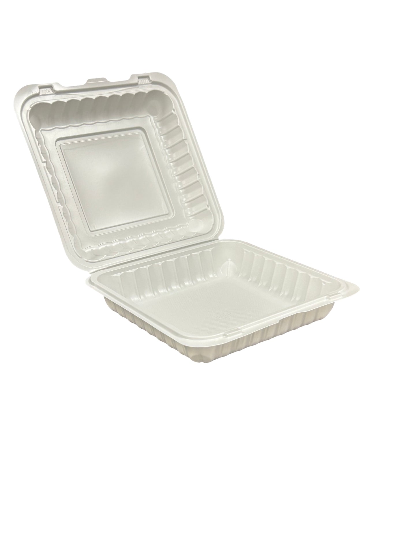 8" x 8" x 3" - Pebble Clamshell Hamburger Box - Carton of 150