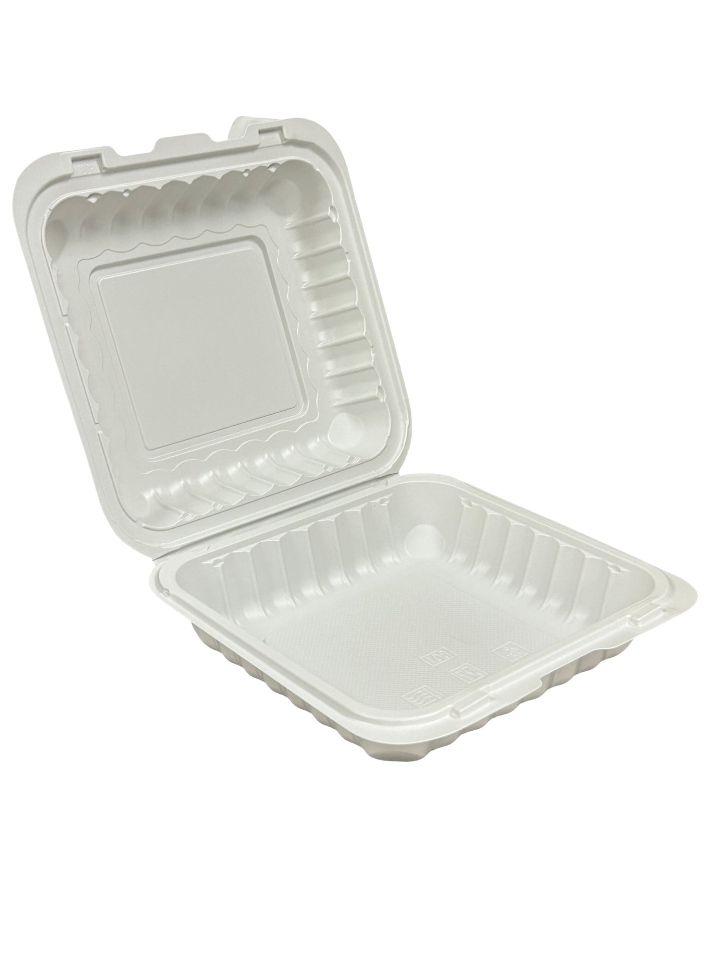 7" x 7" x 3" - Pebble Clamshell Hamburger Box - Carton of 150
