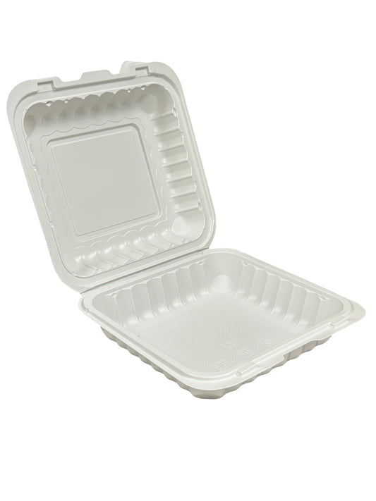 7" x 7" x 3" - Pebble Clamshell Hamburger Box - Carton of 150