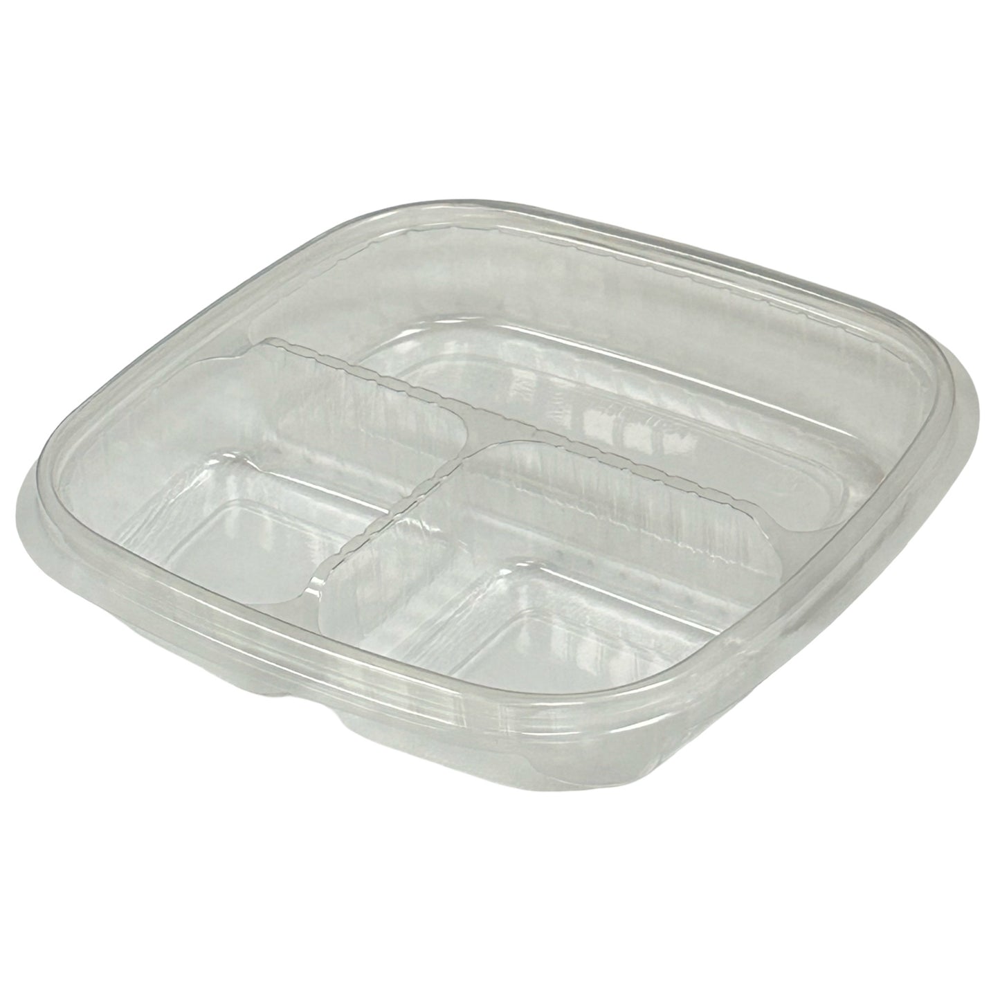 1300ml Plastic Separator & Lid for Food Container Square - Carton of 300