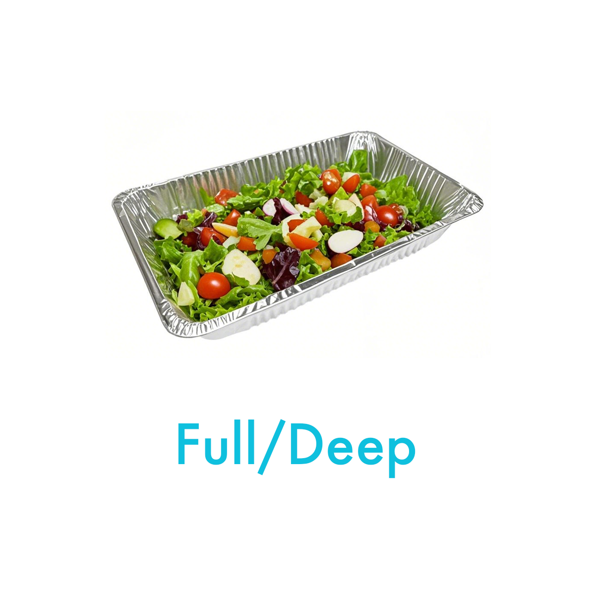 Deep - Aluminum Full Size Heavy-Duty Steam Table Pan - Carton of 50