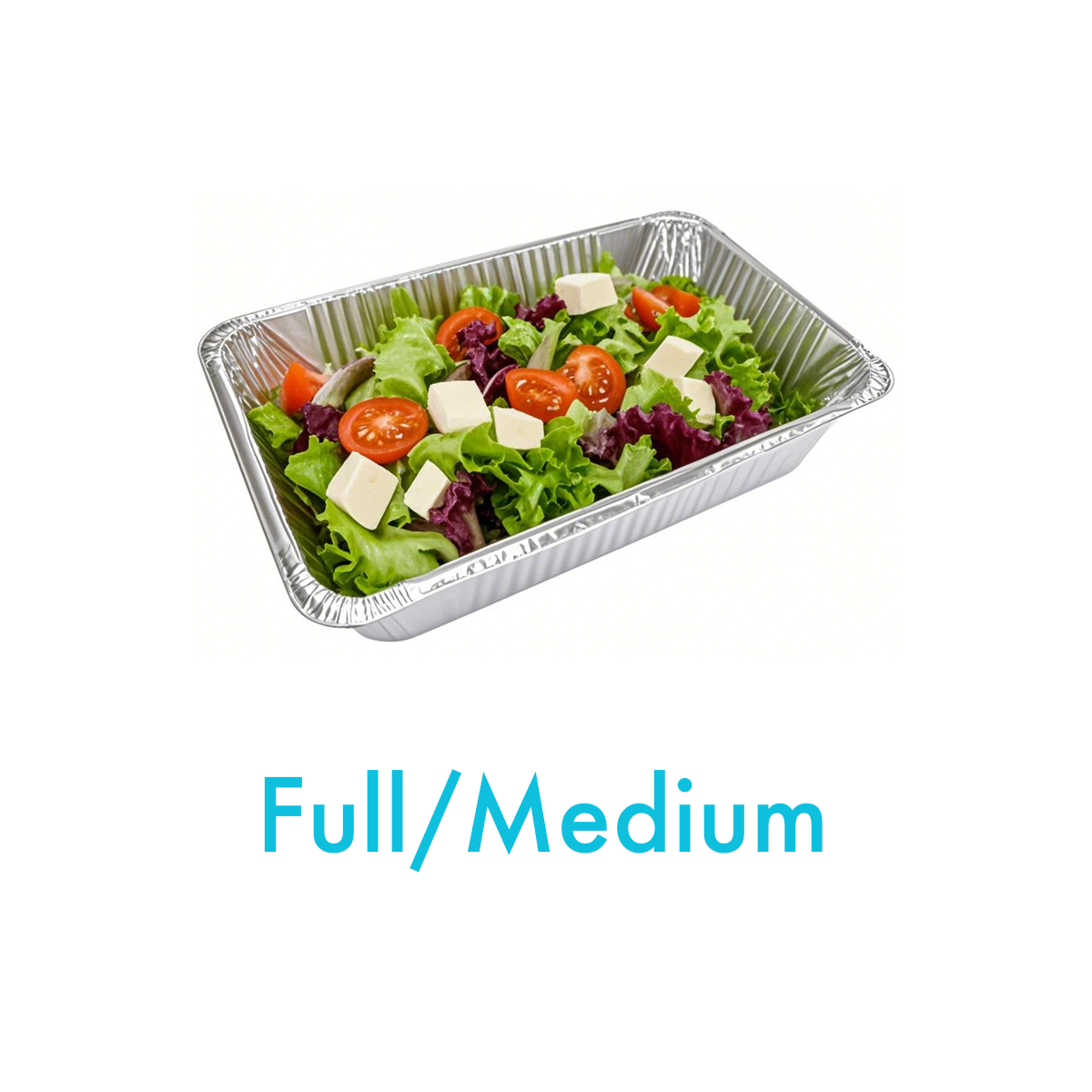 Medium - Aluminum Full Size Heavy-Duty Steam Table Pan - Carton of 50