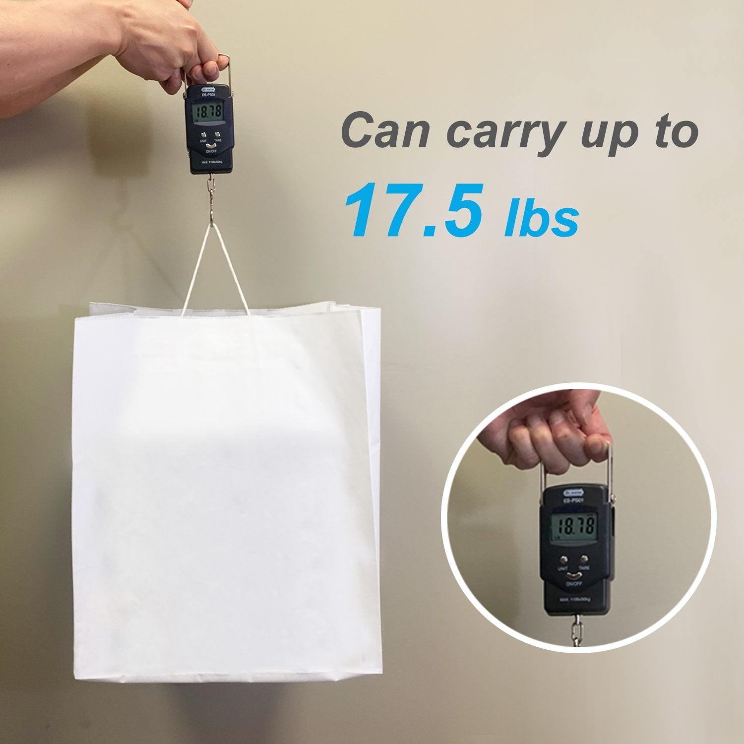 200 Pcs, Super Royal, 14x10x15.75 inches, White Kraft Paper Bags, with Twisted Handle