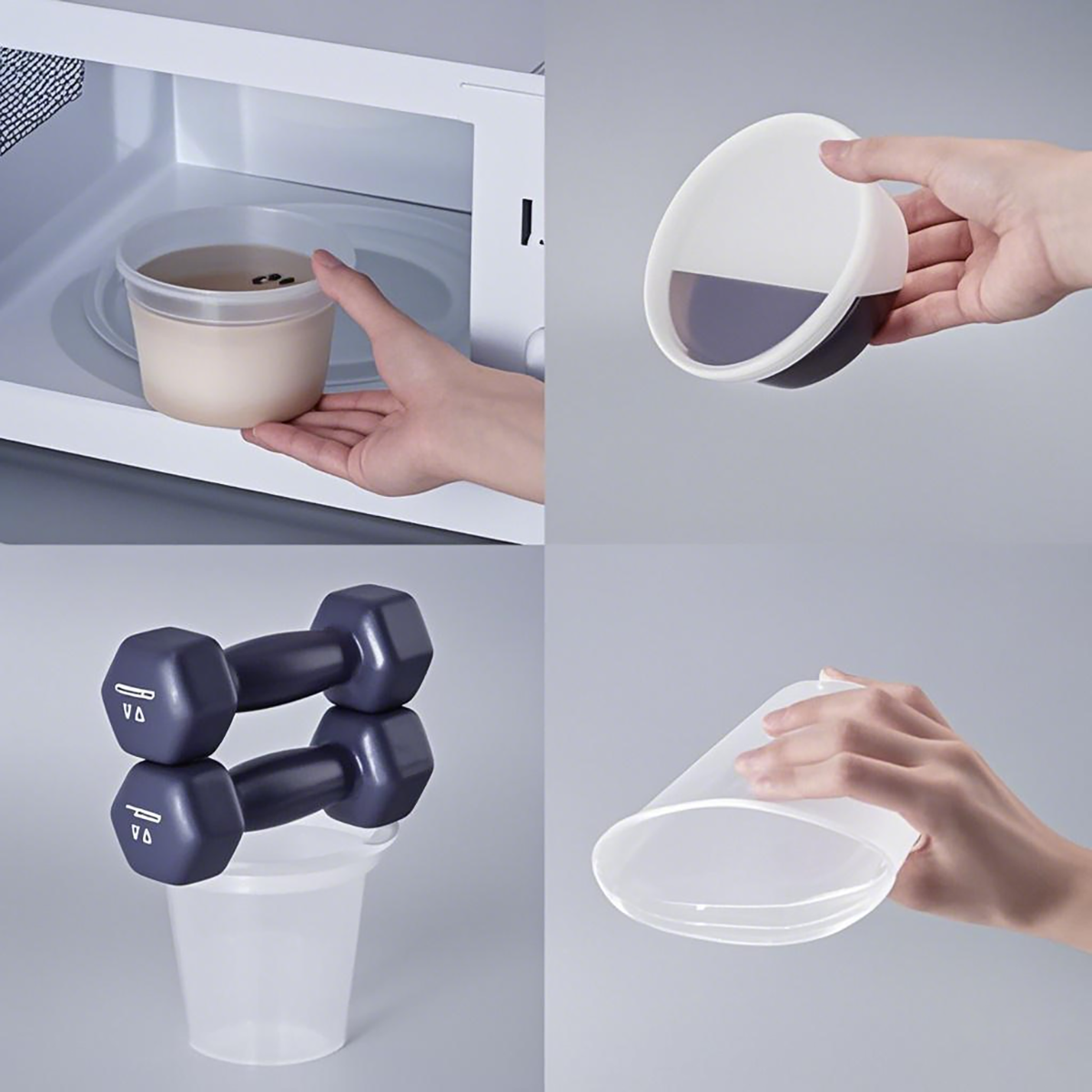 20oz - Plastic Deli Soup Containers Sets Clear - Carton of 240