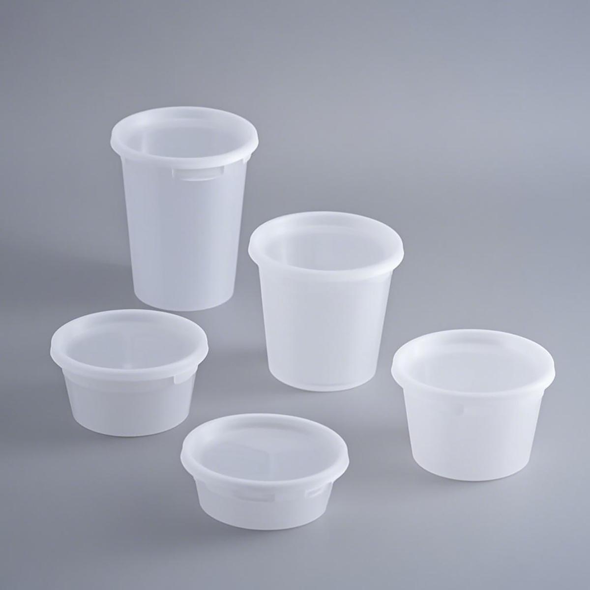 24oz - Plastic Deli Soup Containers Sets Clear - Carton of 240