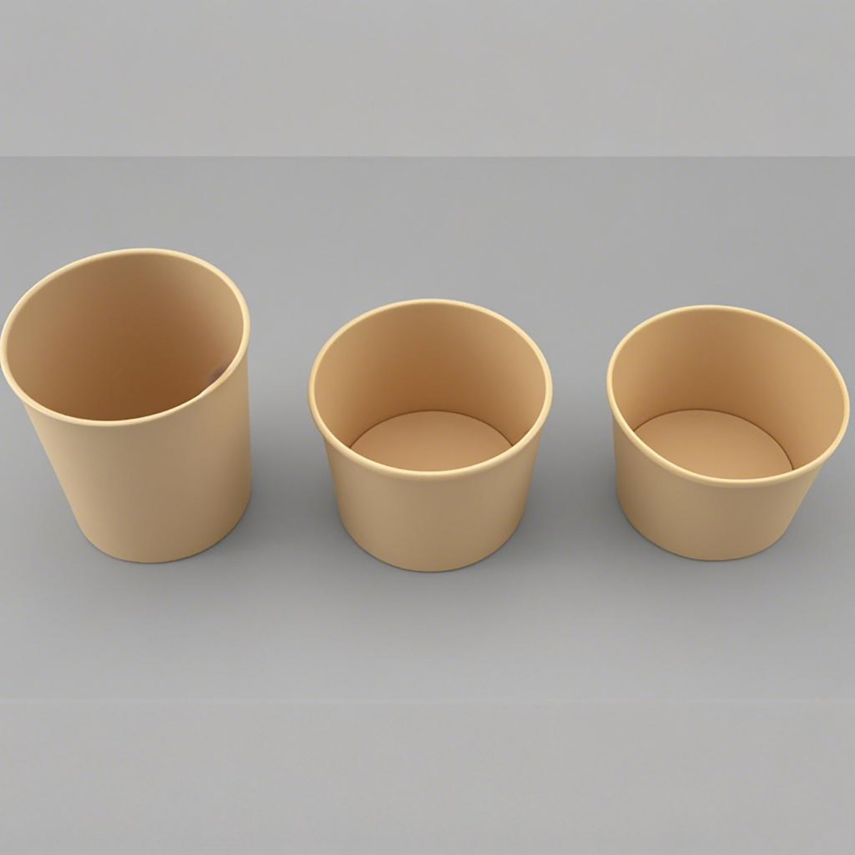 32oz - Paper Soup Containers Kraft - Carton of 500