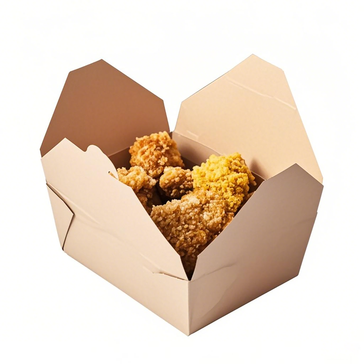 #4 - 96oz Paper Take Out Box Kraft - Carton of 200